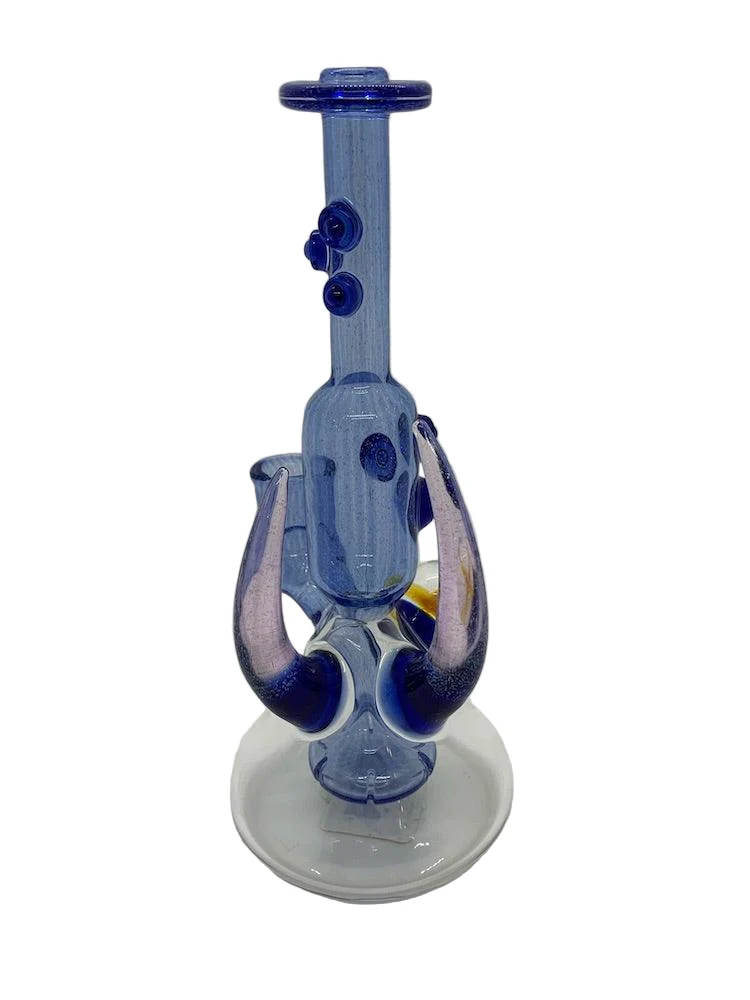 Darby Mini Blue Dichro Shower Head - Image 3