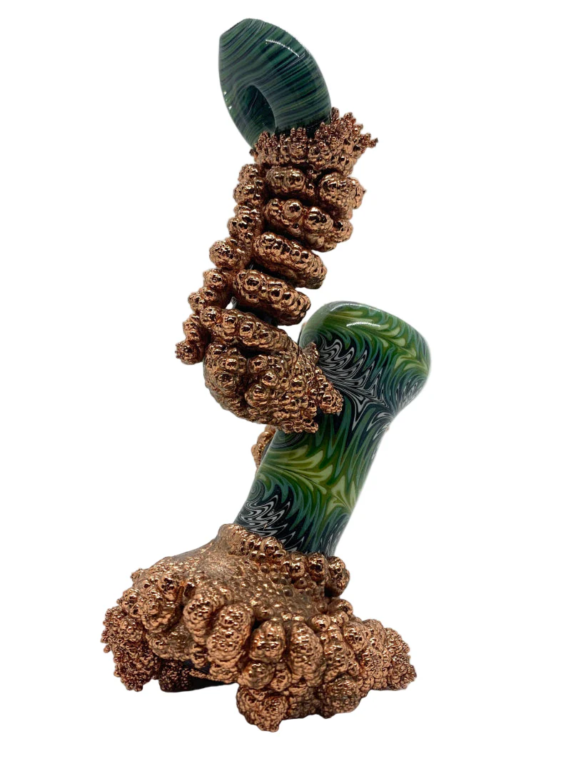 Dub Electroplated Glass Bubbler - Image 3