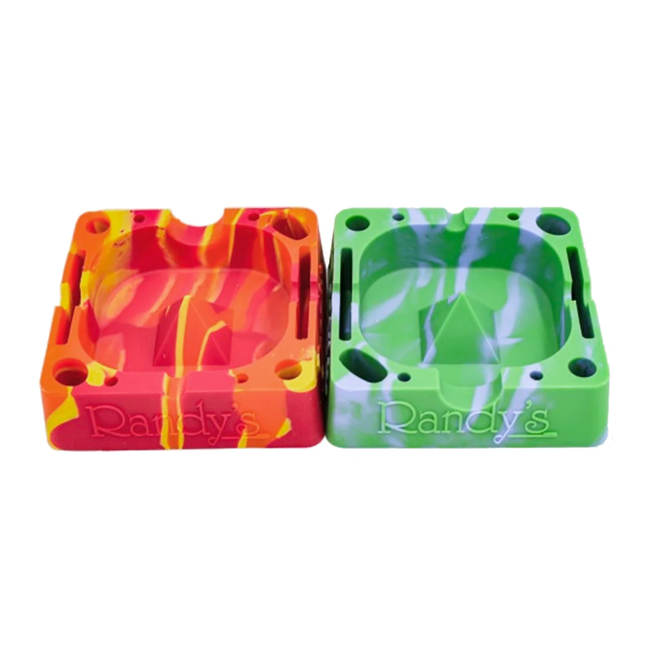 Square Silicone Ashtrays