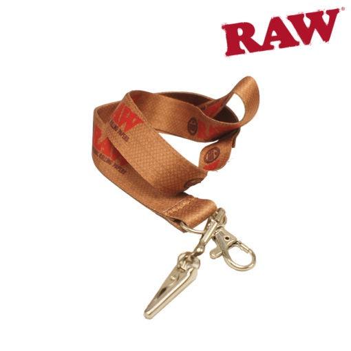 Raw Smokers Lanyard w/ Roach Clip