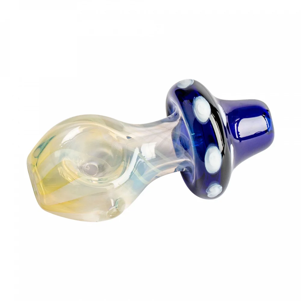 Red Eye Stand Up Mushroom Pipe